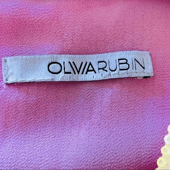 Olivia Rubin Amber Dress in Colorblock Sequins - Picture 9 of 16